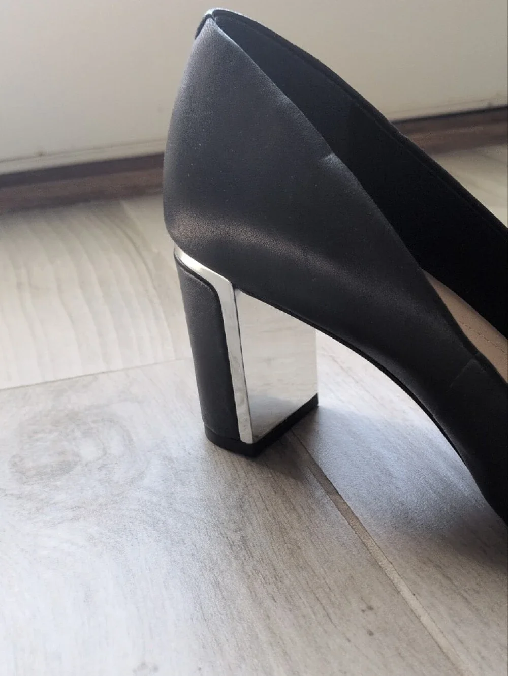 Alfani: Stepnflex, Pointed Black Block Heel Pumps